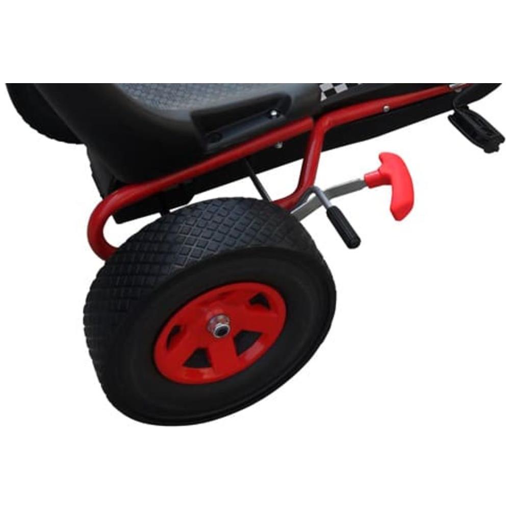 Go Kart a Pedali per Bambini con sedile regolabile Colore Rosso - Foto 13