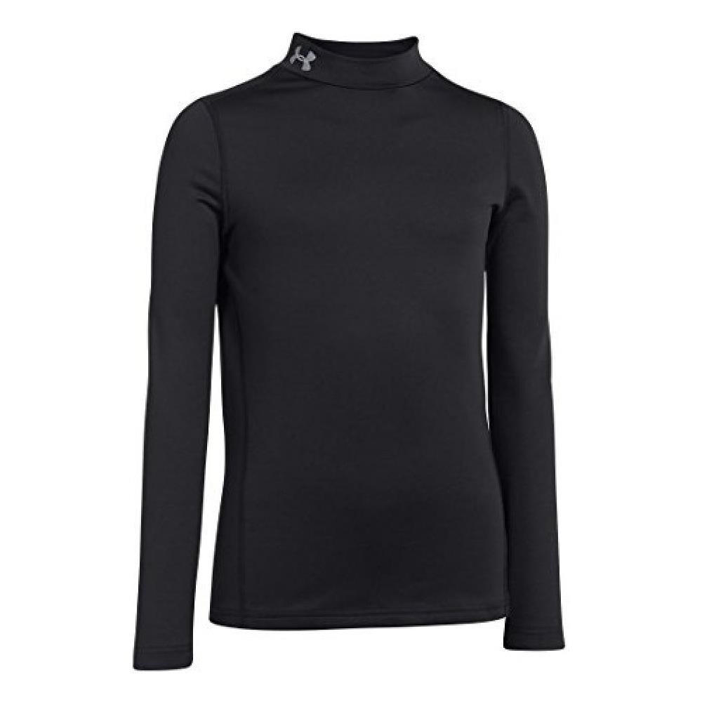 magliette under armour bambino nero