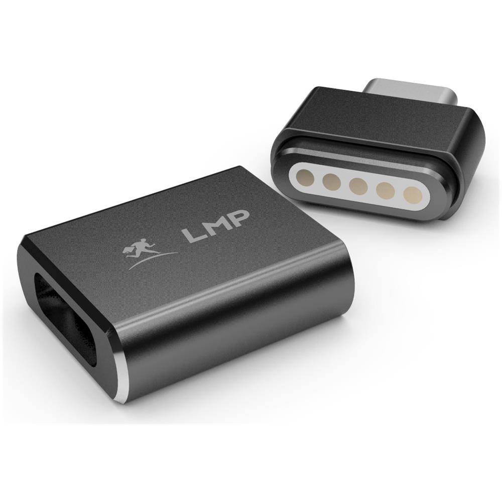 17219 Usb-C (F) To Usb-C (M) Magnetic Safety Adapter F. Usb-C Charging Cable, Up To 100w, Space Gray - Foto 1