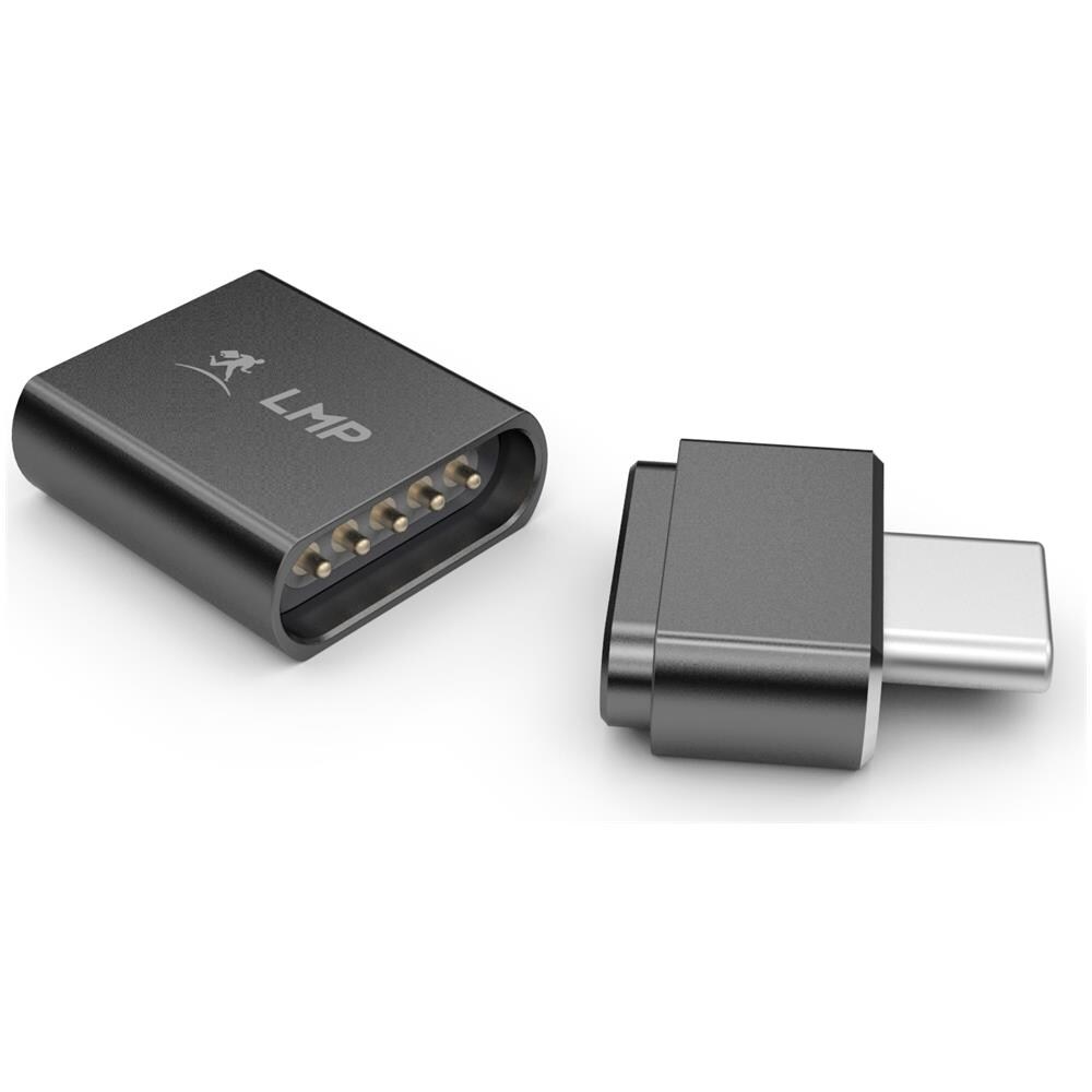 17219 Usb-C (F) To Usb-C (M) Magnetic Safety Adapter F. Usb-C Charging Cable, Up To 100w, Space Gray - Foto 2