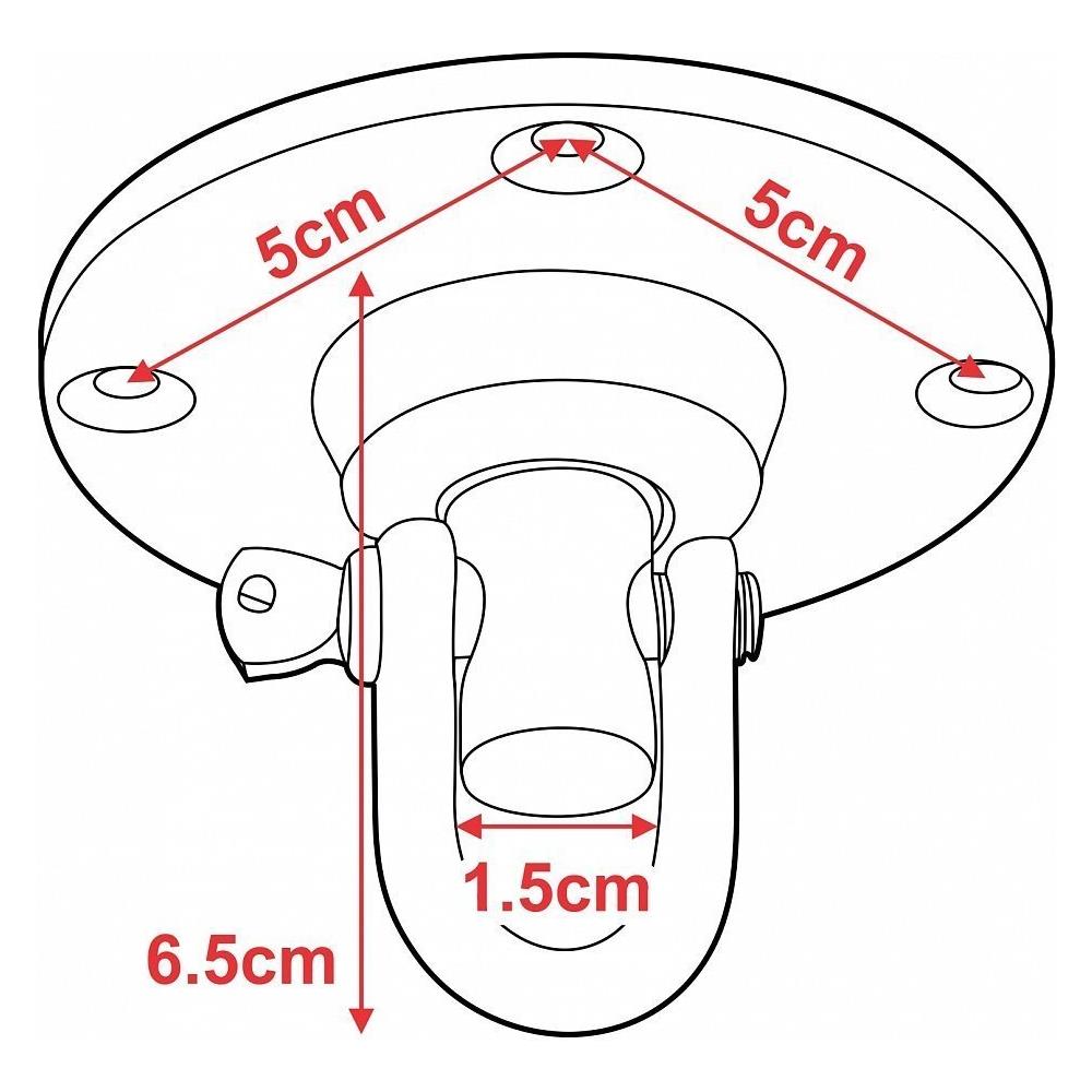 Ferro Boxe Speed Ball Girevole Heavy Duty Mma Soffitto Formazione Hook Monte Hanger R1b - Foto 2