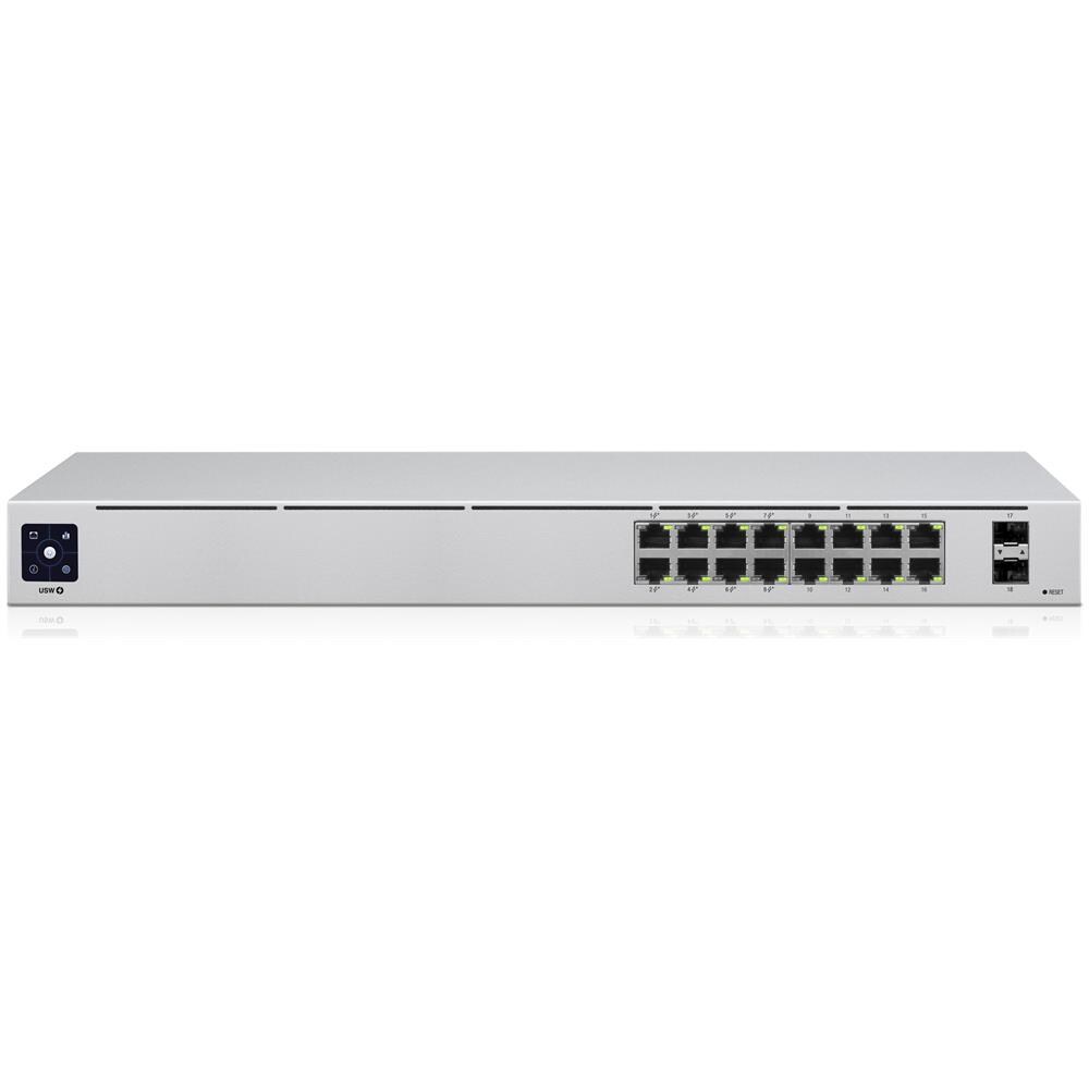 UniFi 16-Port PoE Gestito L2/L3 Gigabit Ethernet (10/100/1000) Supporto Power over Ethernet (PoE) 1U Argento - Foto 5