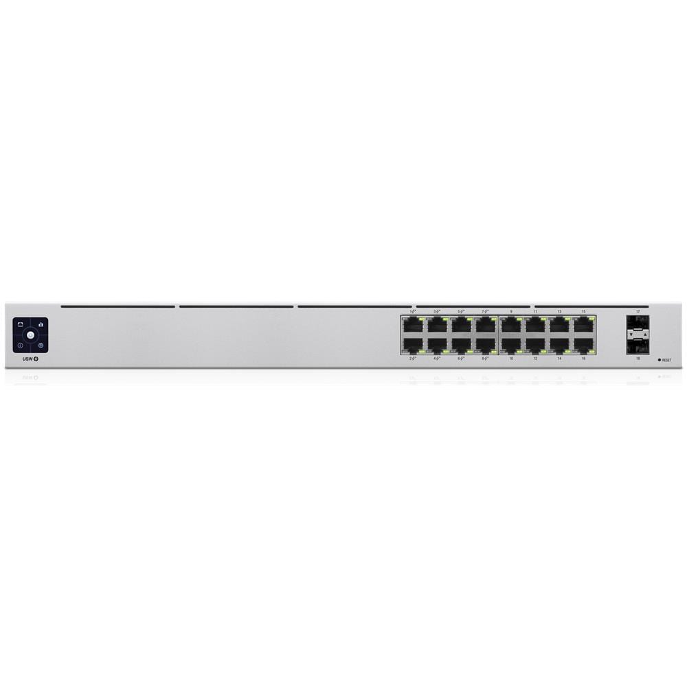 UniFi 16-Port PoE Gestito L2/L3 Gigabit Ethernet (10/100/1000) Supporto Power over Ethernet (PoE) 1U Argento - Foto 1