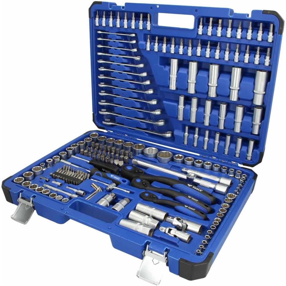 Set di Bussole 216 pz 1/4" 3/8" 1/2" in Acciaio - Foto 1