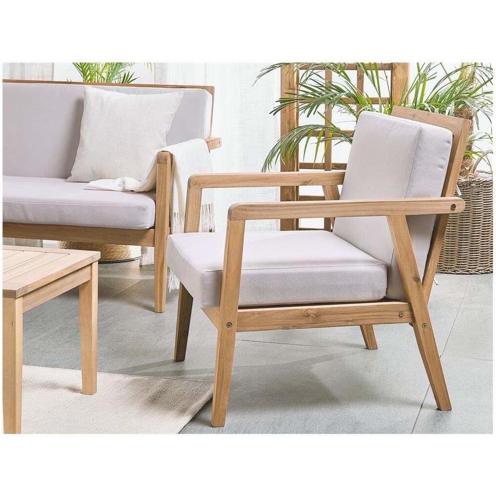 Set Da Giardino In Legno Di Acacia Grigio Palano - Foto 2