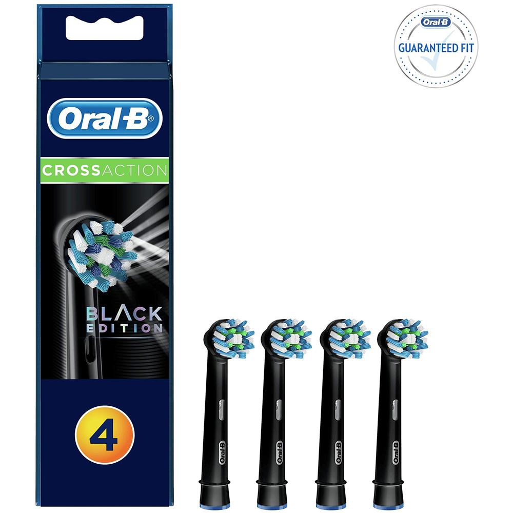 Oral-B Aufsteckbürsten Cross Action 4er schwarz - Foto 1