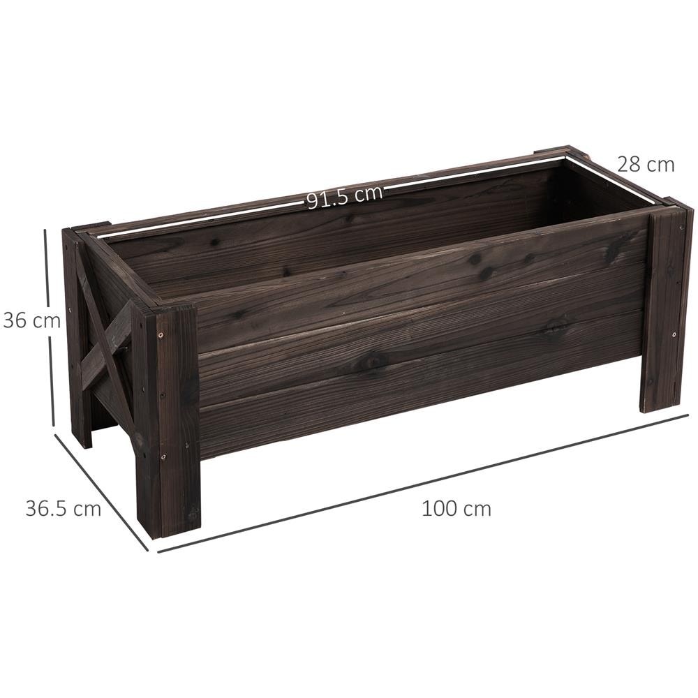 Fioriera Da Esterno Portapiante Vaso Per Orto Rialzato In Legno - Foto 2