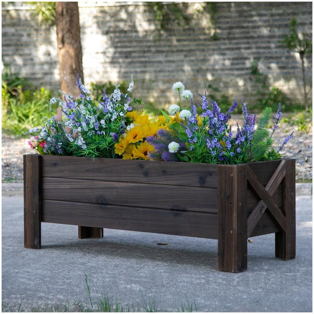 Fioriera Da Esterno Portapiante Vaso Per Orto Rialzato In Legno - Foto 3