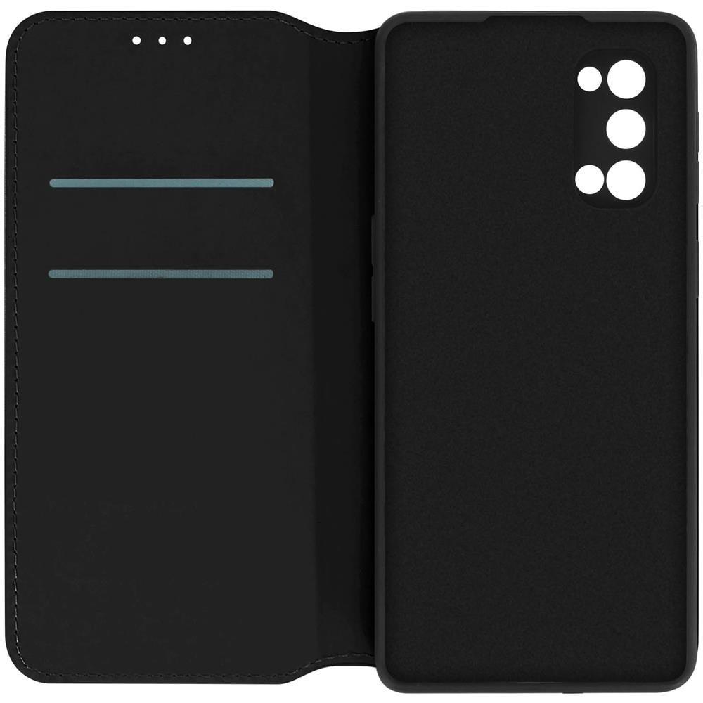 Custodia Oppo Reno 4 Pro 5g Portacarte Funzione Supporto Similpelle Nero - Foto 2