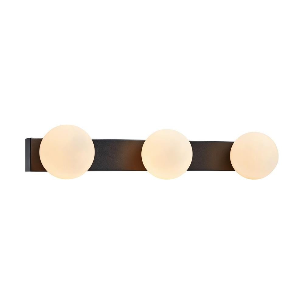 Applique Da Bagno A 3 Luci Nero Ip44, G9 - Foto 1