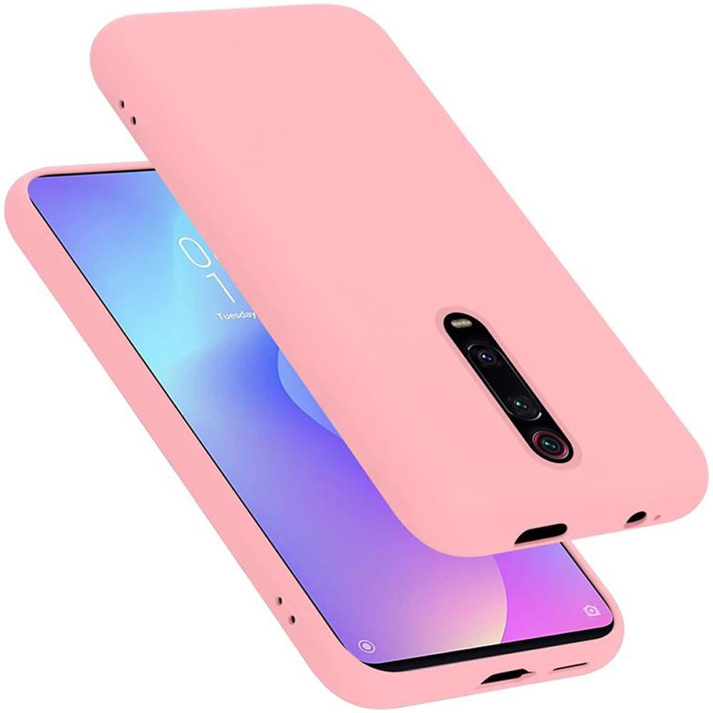 Custodia Compatibile Con Xiaomi 9t /k20/k20 Pro In Liquid Rosa - Coperchio Protettivo In Silicone Tpu Flessibile - Foto 1