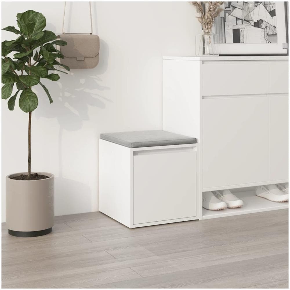 Cassetto Contenitore Bianco 40,5x40x40 Cm In Legno Multistrato - Foto 1