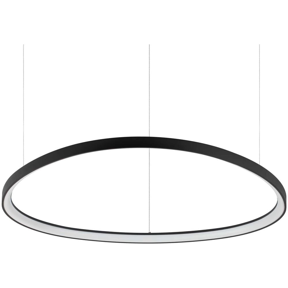 Lampada A Sospensione Nero D 1050 X H Min 285 - Max 2050 X P 995 Mm - Foto 1