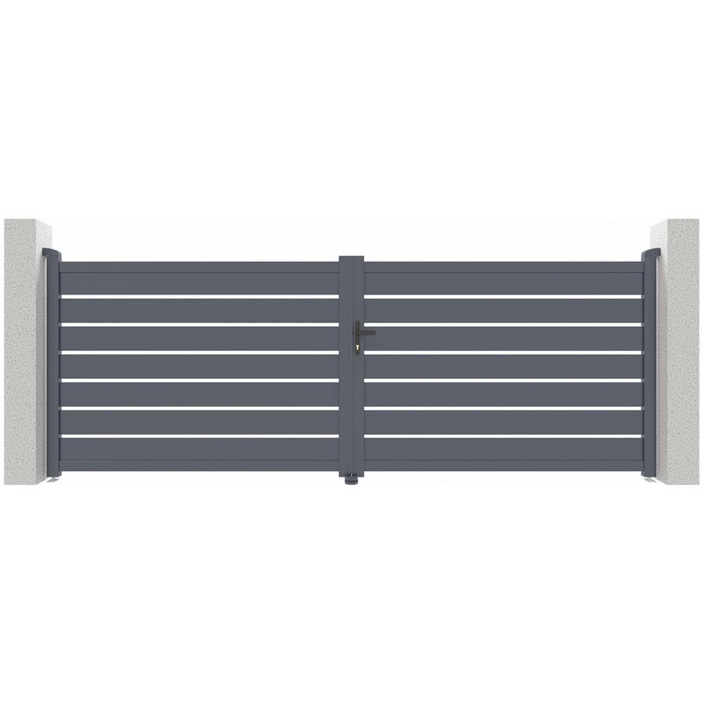 Cancello A Battente In Alluminio 4m Vogel 400b140 - Foto 1