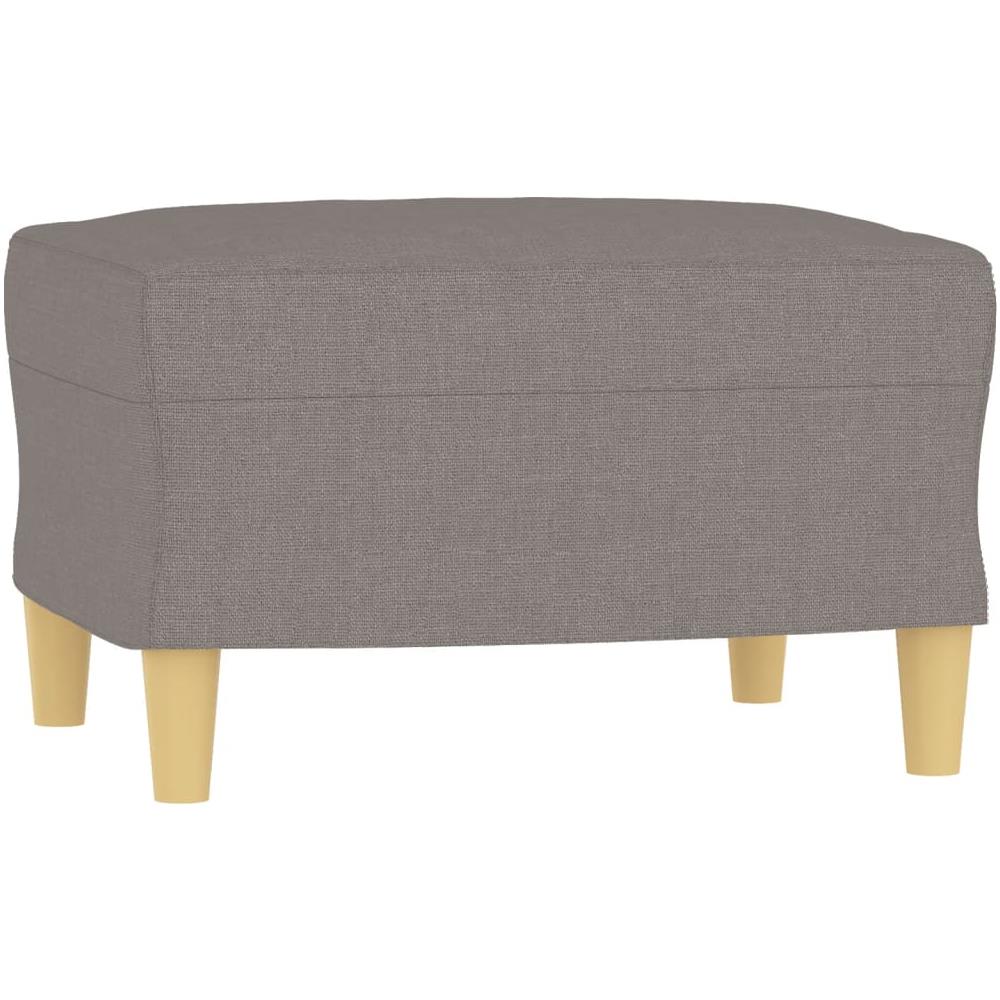 Poltrona Con Poggiapiedi Tortora 60 Cm In Tessuto - Foto 6