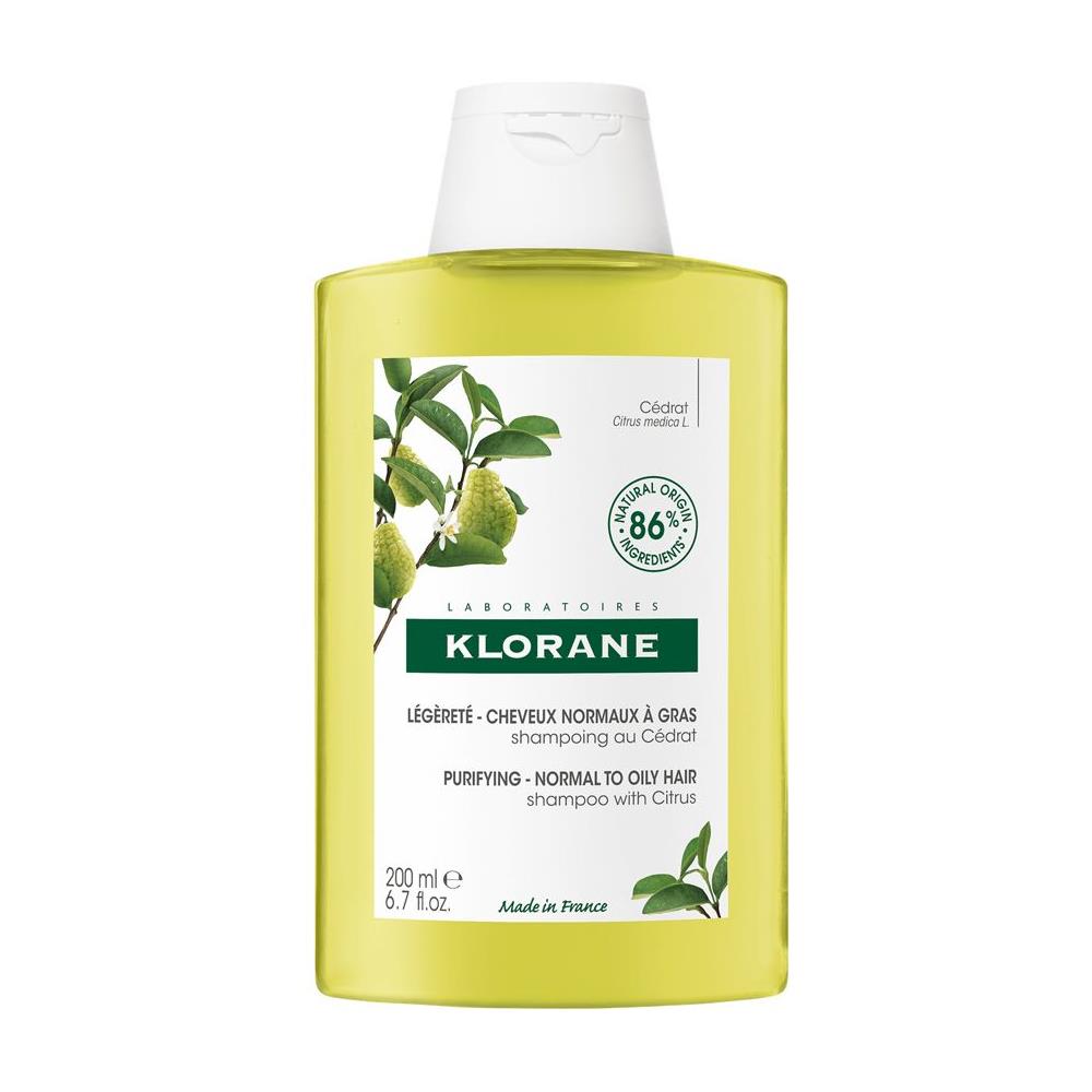Shampoo Leggerezza Deodorante 200ml Cedrat Capelli Normali Che Dimagriscono Rapidamente Klorane - Foto 1