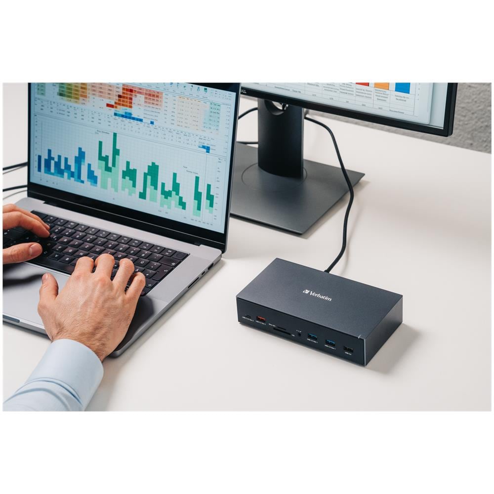 CDS-17 Cablato USB 3.2 Gen 1 (3.1 Gen 1) Type-C Nero, Grigio - Foto 10