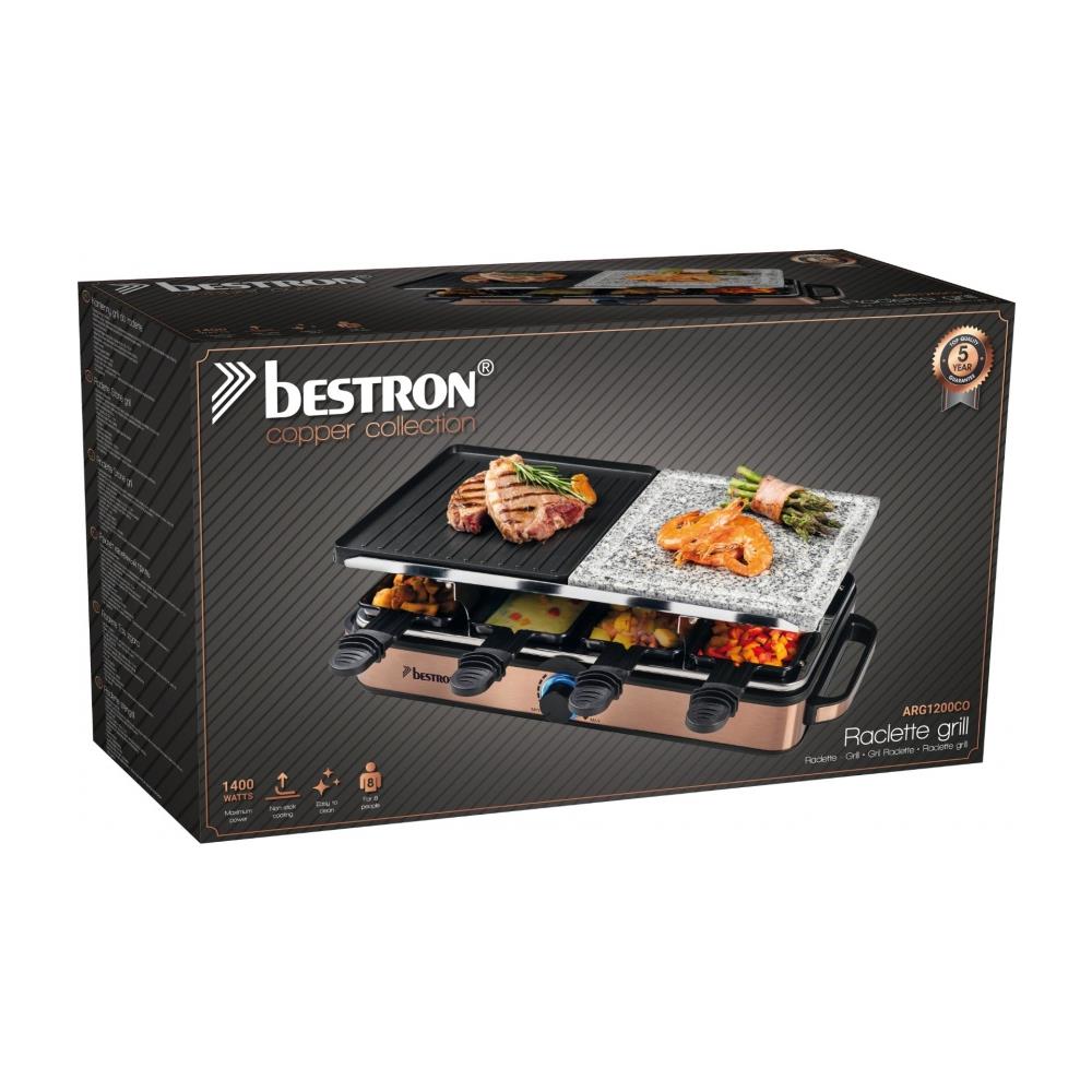 ARG1200CO griglia per raclette 8 persona (e) 1400 W Nero - Foto 9