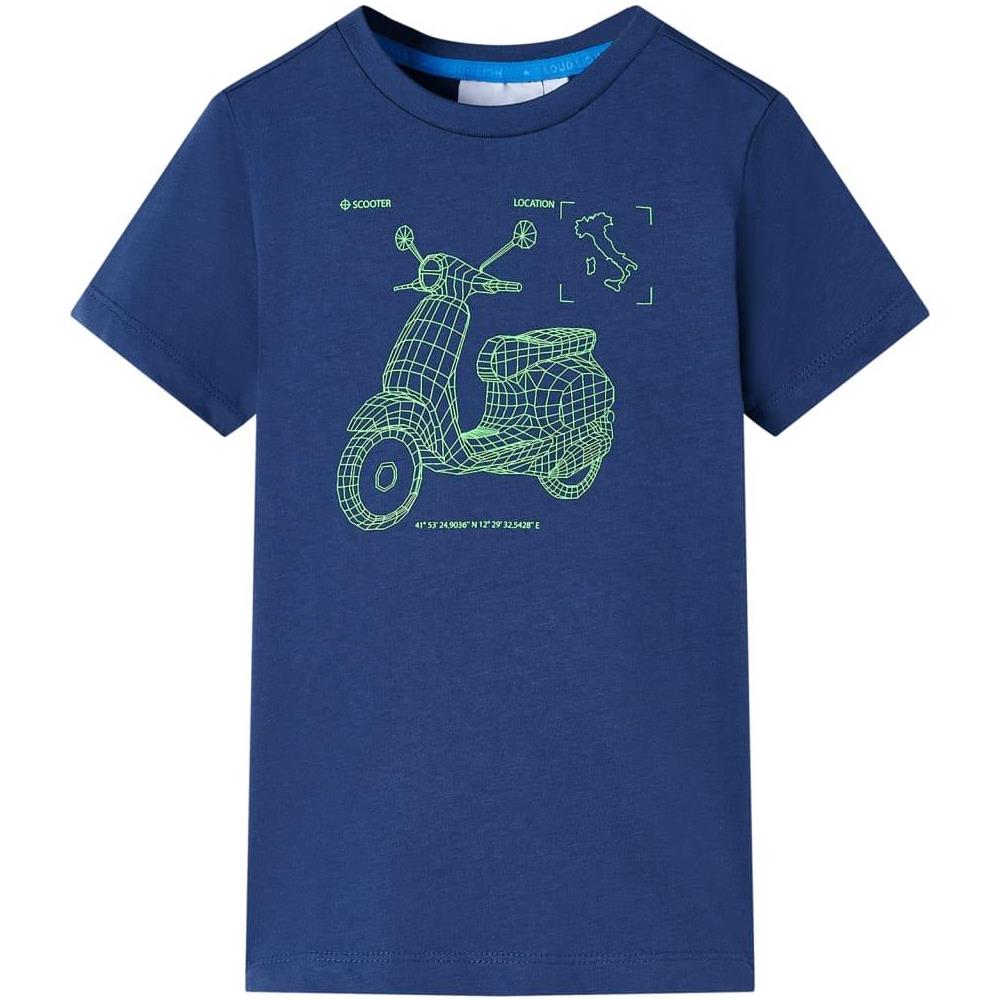 Maglietta per Bambini Blu Scuro 92 - Foto 1
