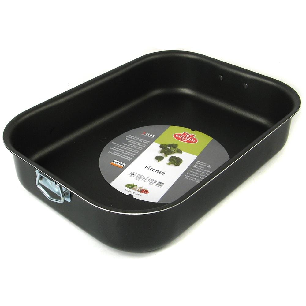 Teglia Rettangolare in Alluminio Antiaderente 35 x 25 cm - Linea Firenze  - Foto 3