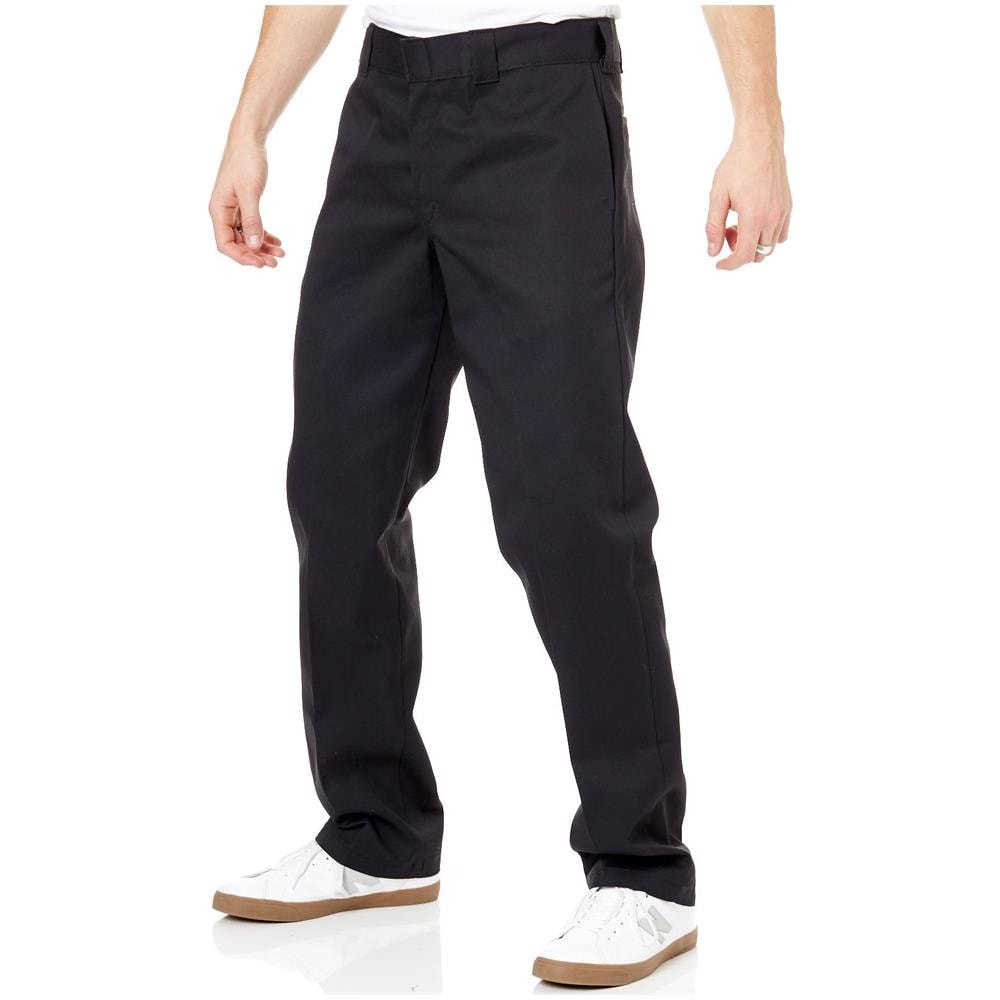 Pantaloni Da Lavoro Slim Straight Nero (32 Vita X 30 = Eu 46, Nero) - Foto 1