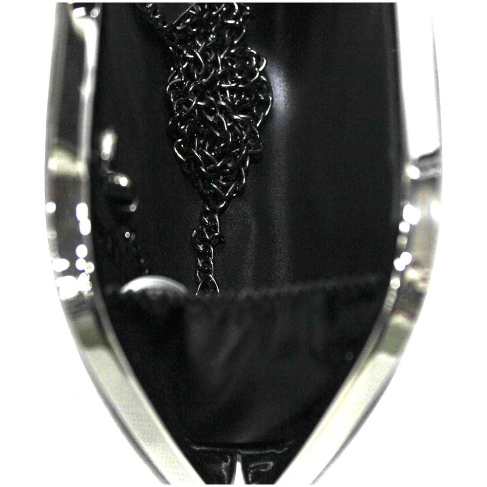 Borsetta Donna Da Sera Ecopelle Per Cerimonia Party Clutch Pochette Con Tracolla - Foto 4