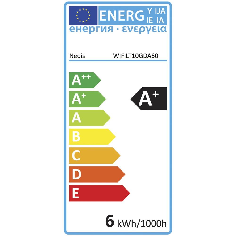 Lampadina Led Wi-fi A Luce Bianca E27 Nedis, Da 5,5 W Bianco - Foto 2