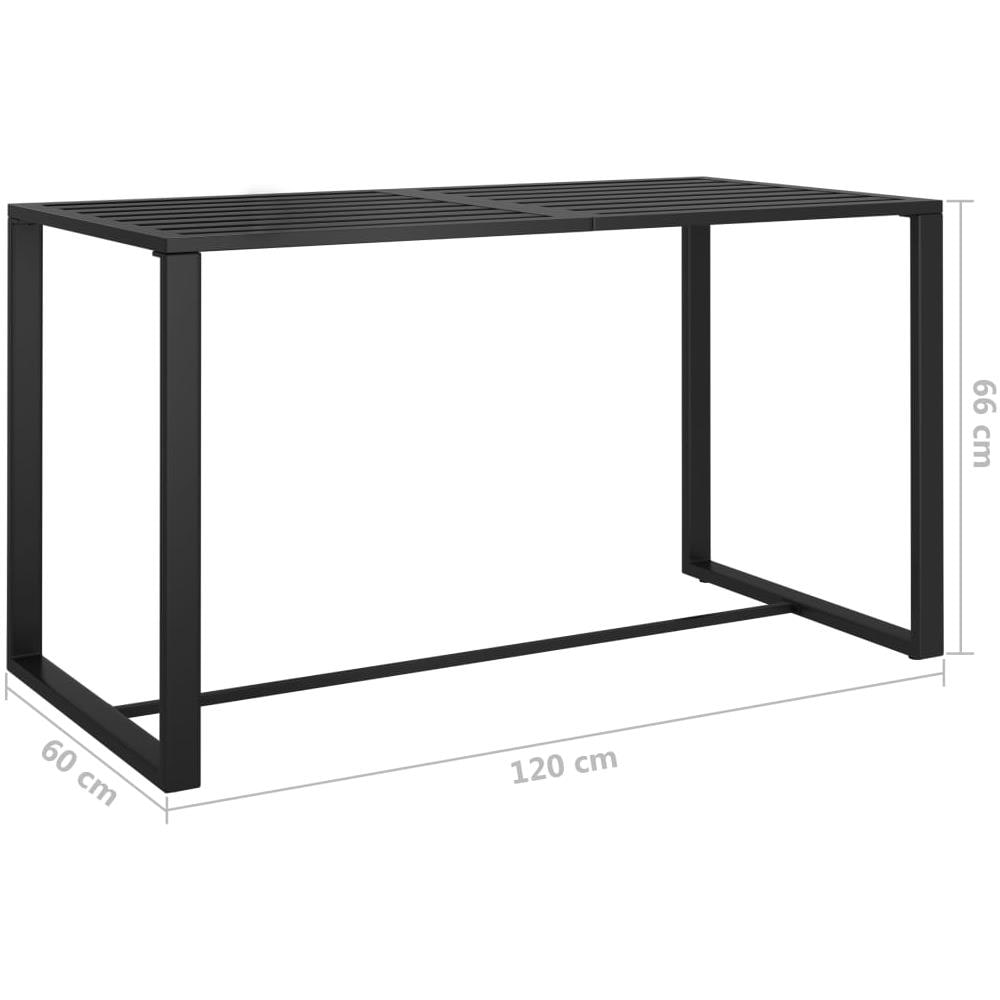 Set Divani Da Giardino 5 Pz Con Cuscini In Alluminio Antracite - Foto 11