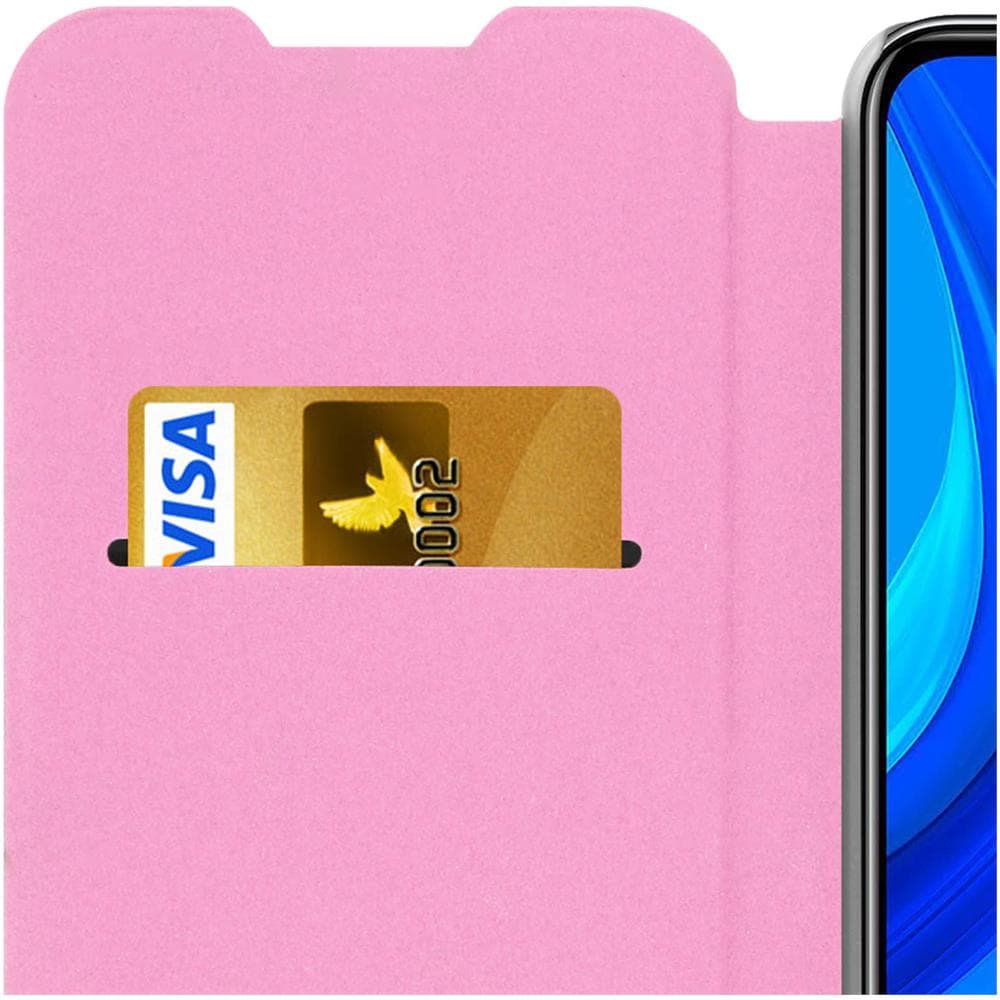 Custodia Huawei P Smart 2020 Portafoglio Flip Cover Sottilissimo - Rosa - Foto 2