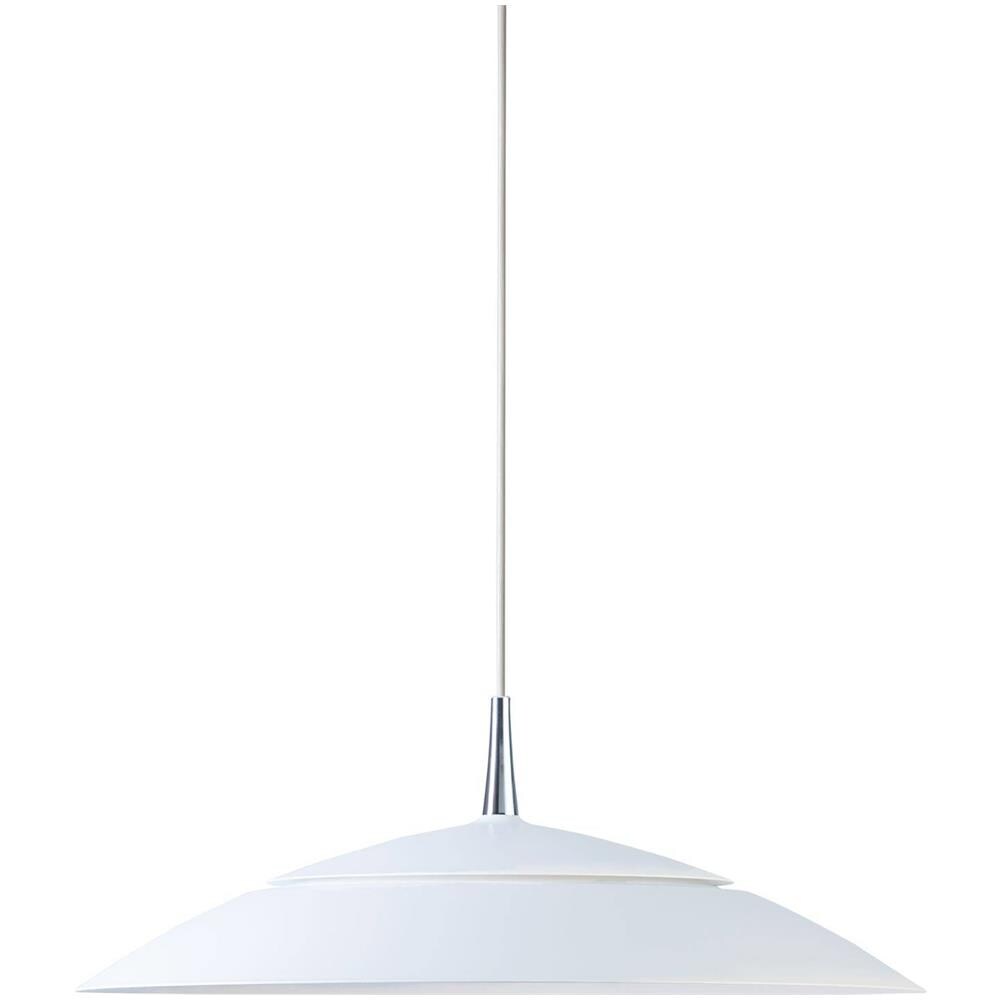 Sospensione Led 1 Luce Cupola Bianco Opaco - Foto 1