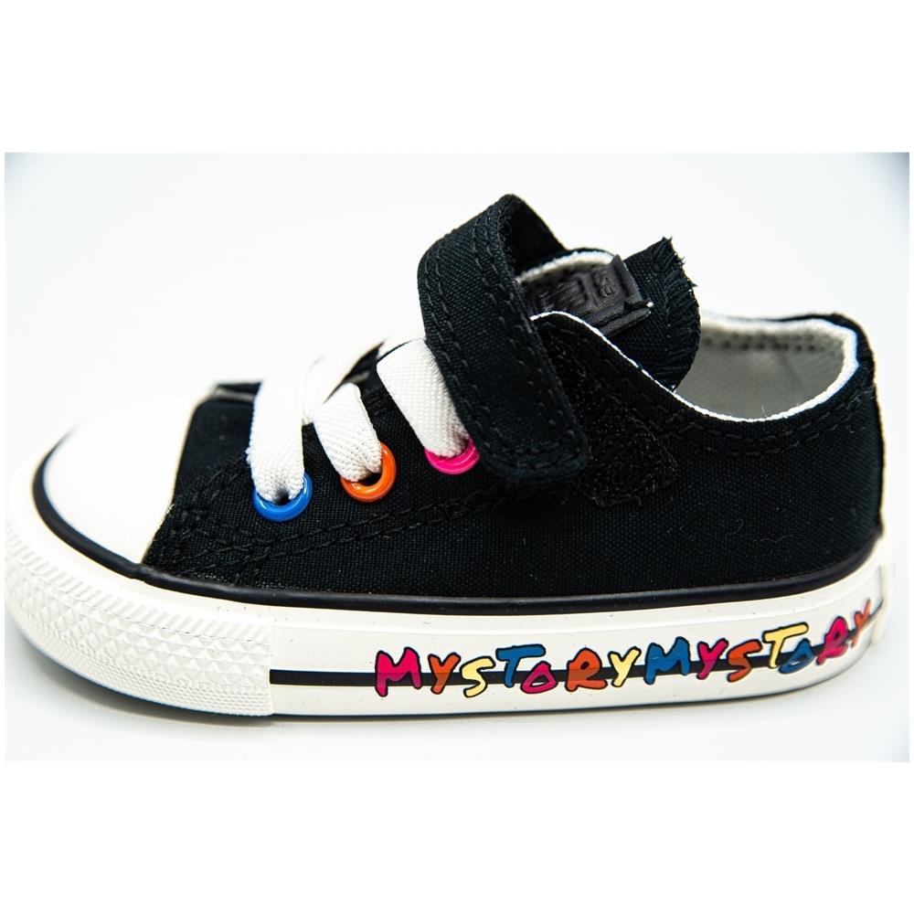 Chuck Taylor All Star My Story Toddler 1v Low 770409c, Bambini, Nero, 25 - Foto 6