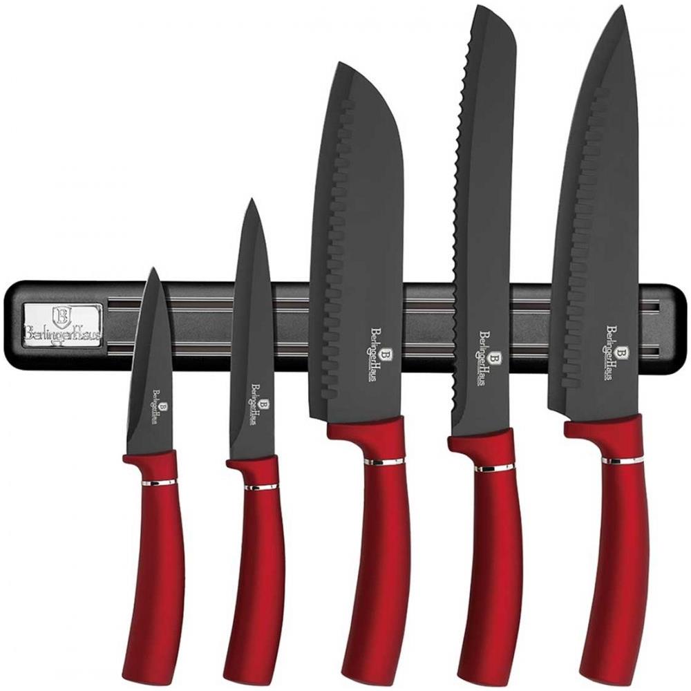 Bh-2534 Set Di 5 Coltelli Da Cucina Con Striscia Magnetica - Foto 1