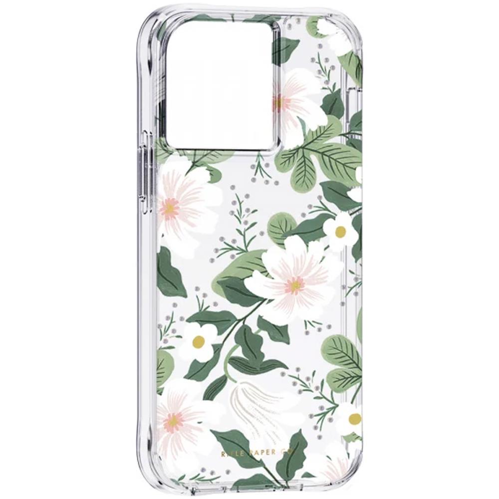 Cover Iphone 13 Pro Anti-cadute 3m Stampa Willow Fiori Bianchi - Foto 1