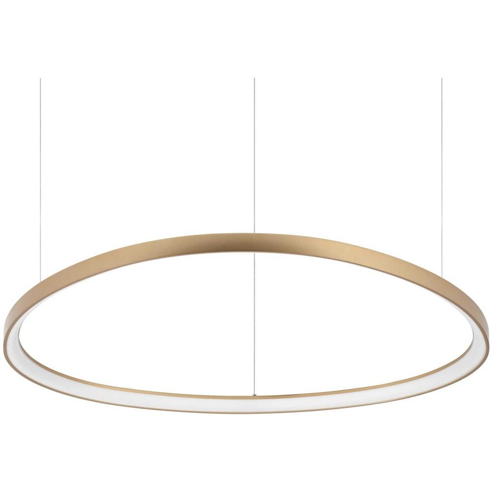 Lampada A Sospensione Ottone D 1050 X H Min 285 - Max 2050 X P 995 Mm - Foto 1