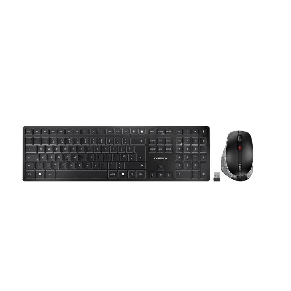 Tastiera e Mouse Bluetooth JD-9500GB-2  (Layout Inglese) Colore Nero - Foto 1