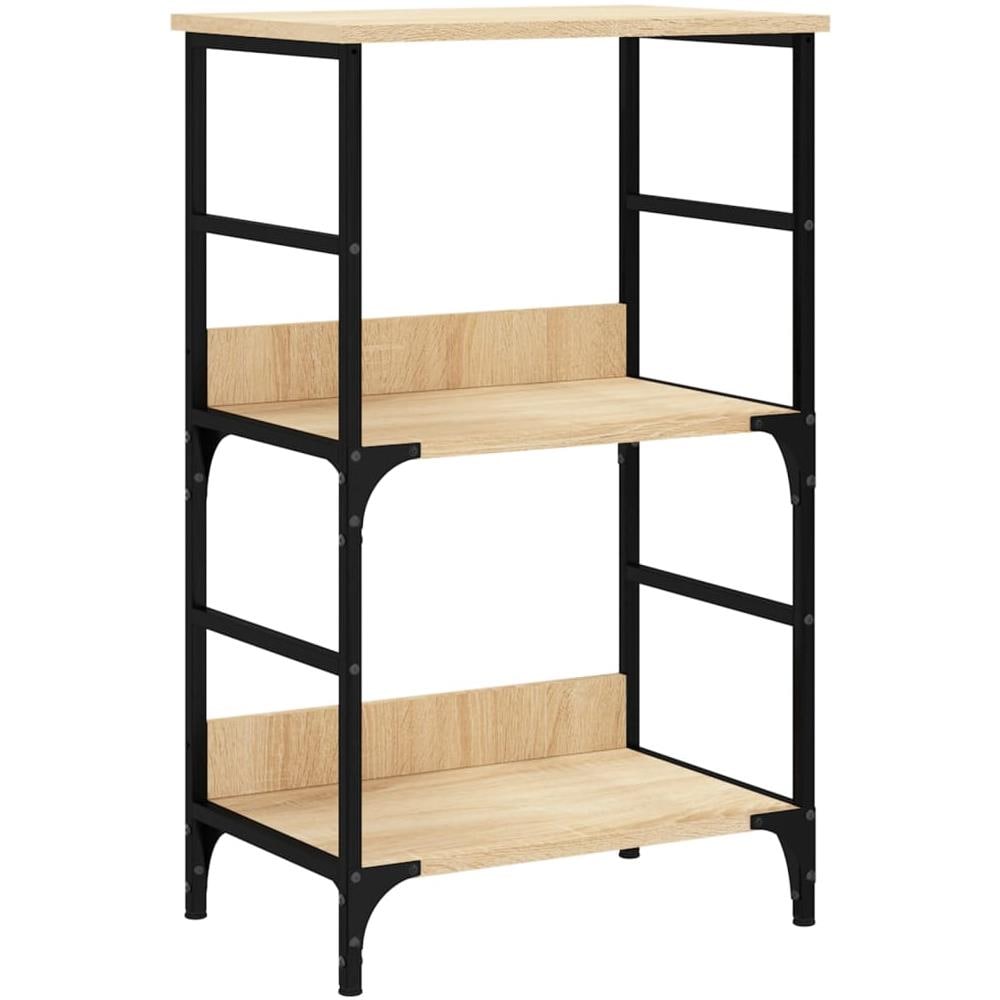 Libreria Rovere Sonoma 50x33x82 Cm In Legno Multistrato - Foto 2