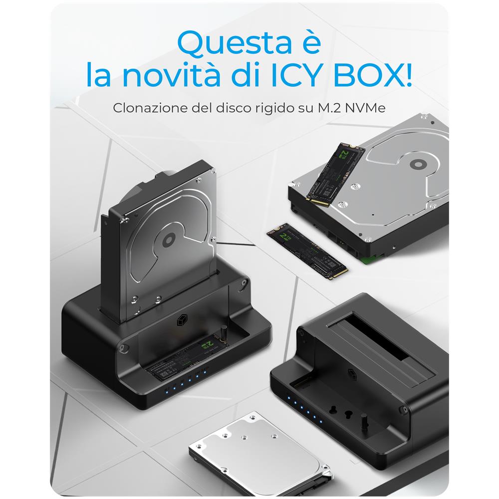 ICY BOX IB-2914MSCL-C31 USB 3.2 Gen 2 (3.1 Gen 2) Type-C Nero - Foto 2