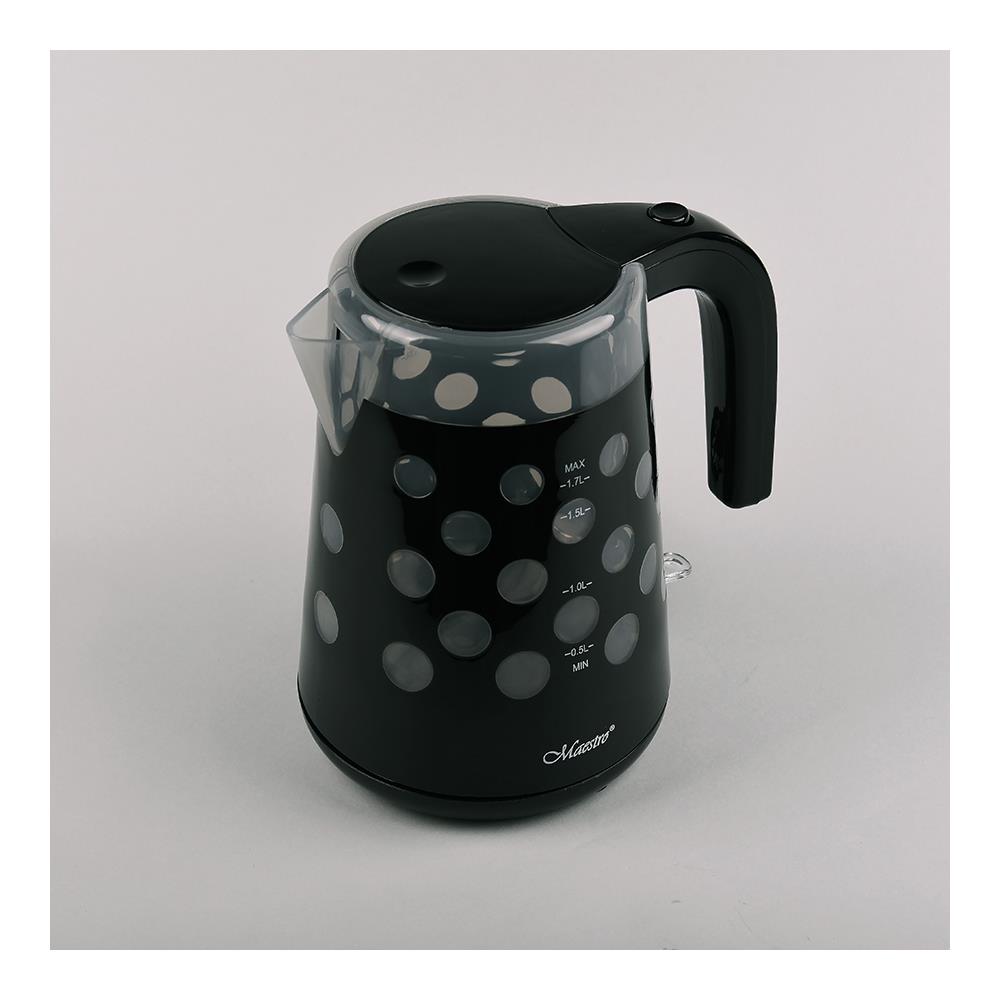 MR045 black bollitore elettrico 1,7 L 2200 W Nero - Foto 1