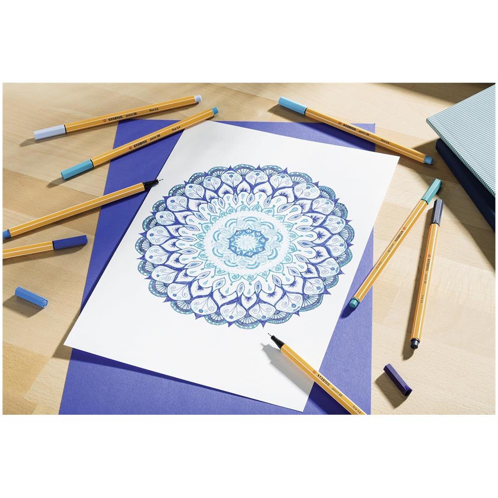 point 88 - Fineliner - Astuccio da 25 - Colori assortiti - Foto 8
