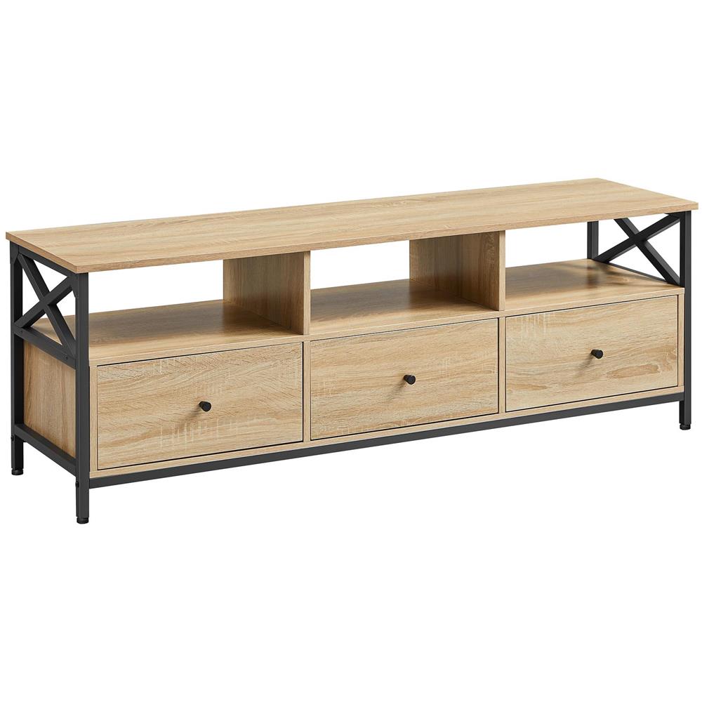 Mobile TV con cassetti, spazio di archiviazione e ripiani per il soggiorno - Foto 1