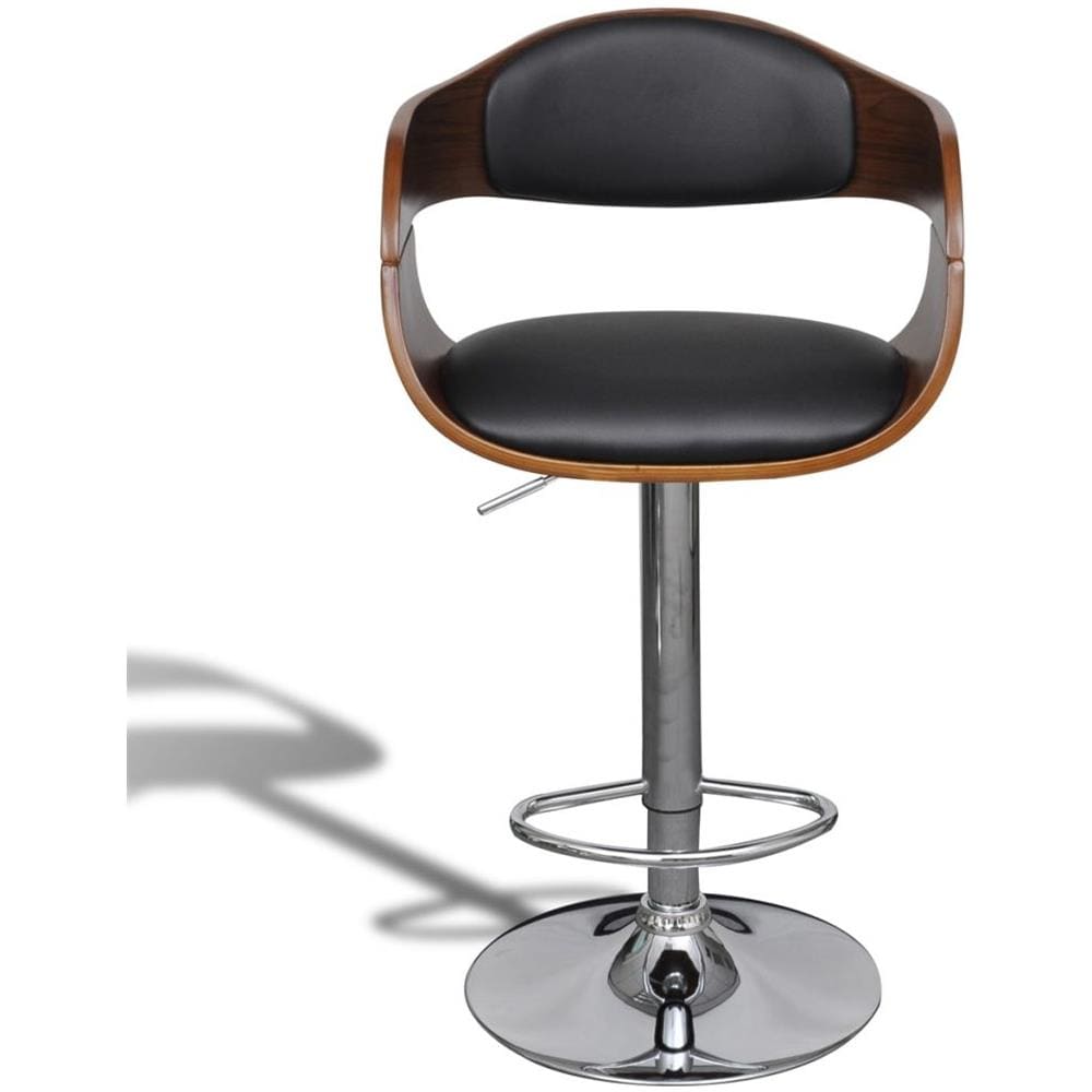 Sedia Pelle Artificiale Altezza Regolabile Schienale Braccioli - Foto 2