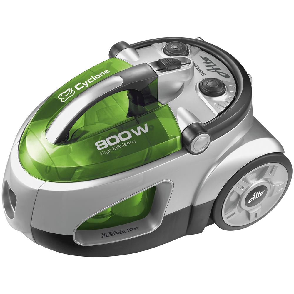 SVC 730GR Aspirapolvere a Traino Senza Sacchetto Potenza 800 Watt Colore Grigio / Argento / Verde - Foto 1