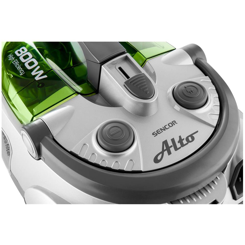 SVC 730GR Aspirapolvere a Traino Senza Sacchetto Potenza 800 Watt Colore Grigio / Argento / Verde - Foto 10