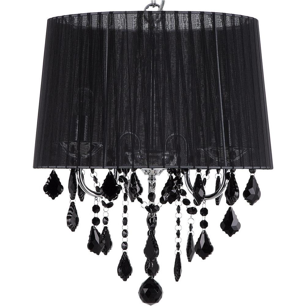 Lampadario In Cristallo Nero Evans - Foto 1