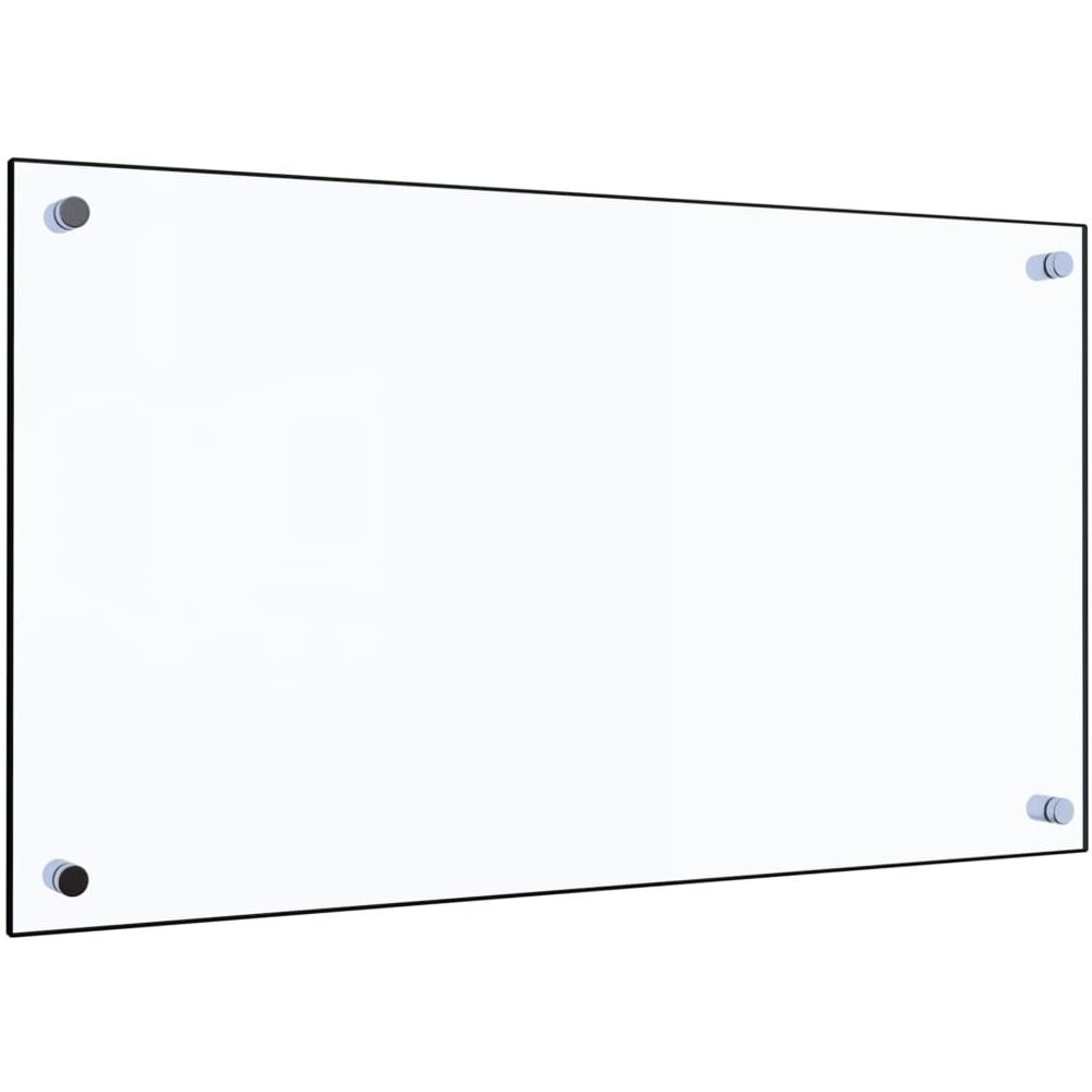 Paraschizzi Per Cucina Trasparente 70x40 Cm Vetro Temperato - Foto 1