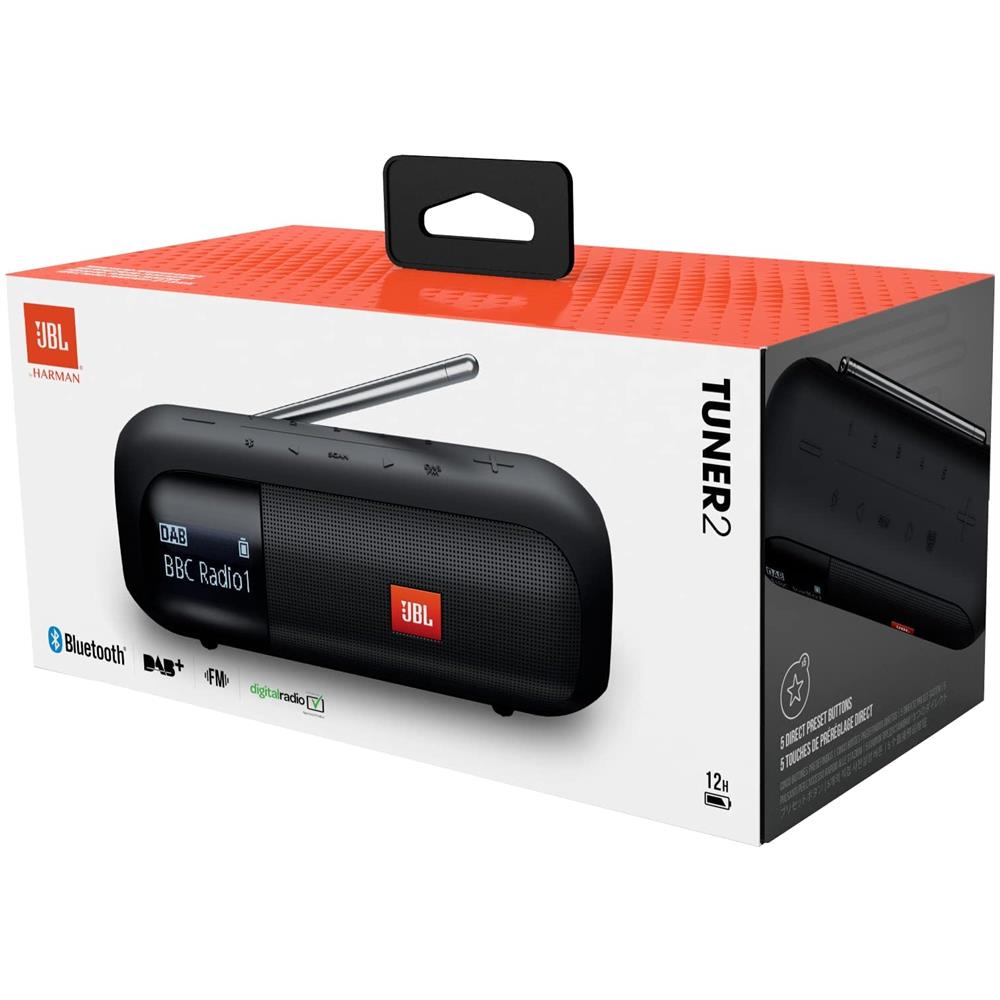 Tuner 2 Speaker Portatile Bluetooth 5 W con Radio Digitale DAB / DAB+ / FM Impermeabile - Nero - Foto 7