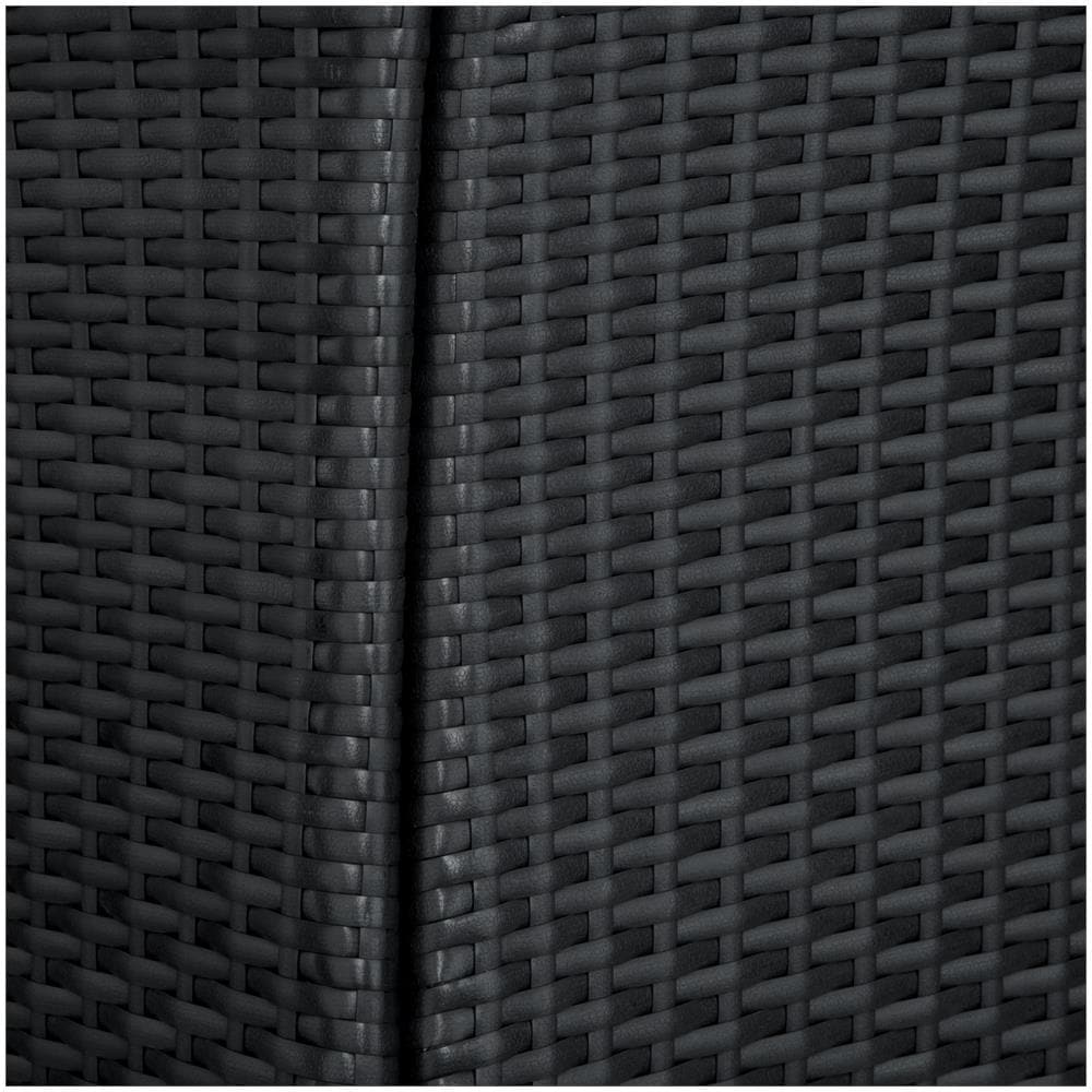 Set In Rattan Lucerna 2 + 1 Inclusi Rivestimenti In 2 Colori - Nero - Foto 2