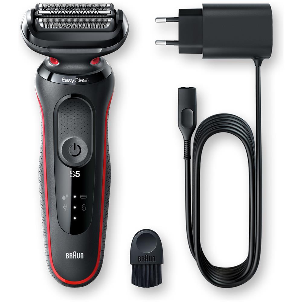 Series 5 Wet & Dry 50-R1000S Rasoio Elettrico Ricaricabile Colore Nero / Rosso - Foto 2
