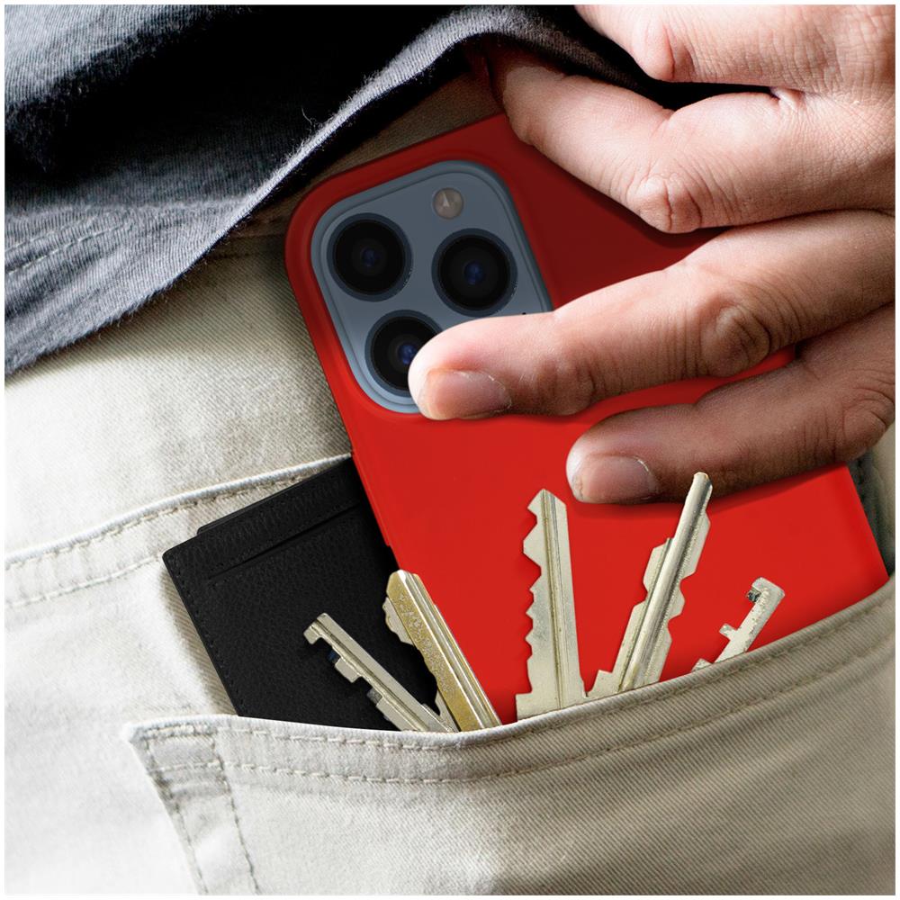 Cover Per Iphone 13 Pro In Silicone Semi-rigido Soft-touch Rossa - Foto 2