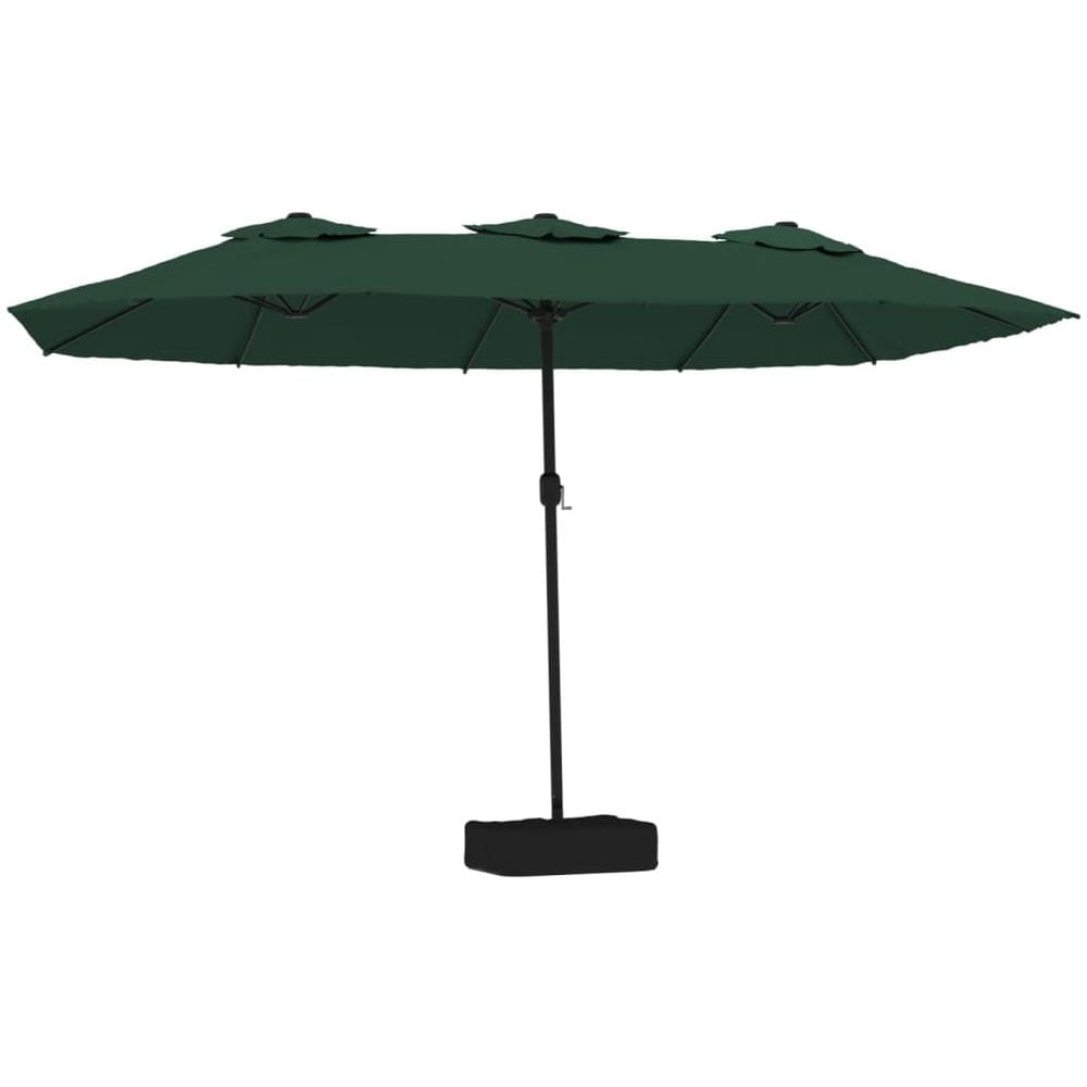 Ombrellone A Doppia Testa Con Led Verde 449x245 Cm - Foto 2